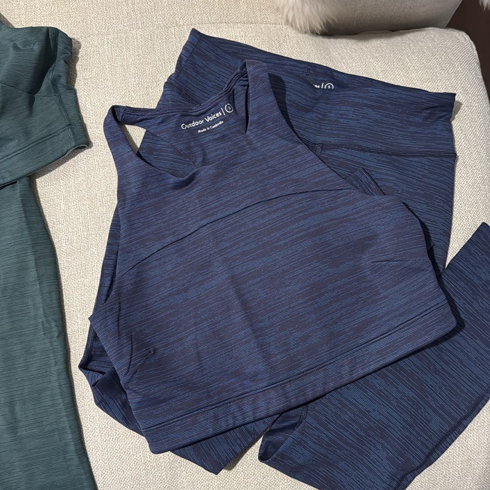Outdoor Voices Navy Set
